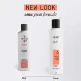 Nioxin System 4 Scalp + Hair Shampoo - Нежный шампунь для окрашенных и поврежденных волос, 300 мл — фото 7
