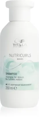 Wella Professionals Nutricurls Waves - Легкий увлажняющий шампунь для кудрявых волос, 250 мл