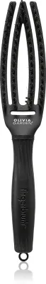 Olivia Garden Fingerbrush Boar & Nylon - Расческа для волос с нейлоновыми волокнами и волосом дикого животного, 1 шт