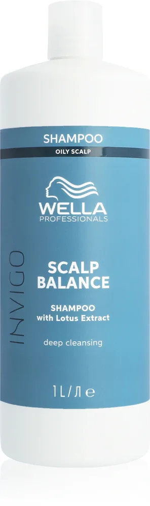 Wella Professionals Invigo Scalp Balance - Глубоко очищающий шампунь для жирной кожи головы
