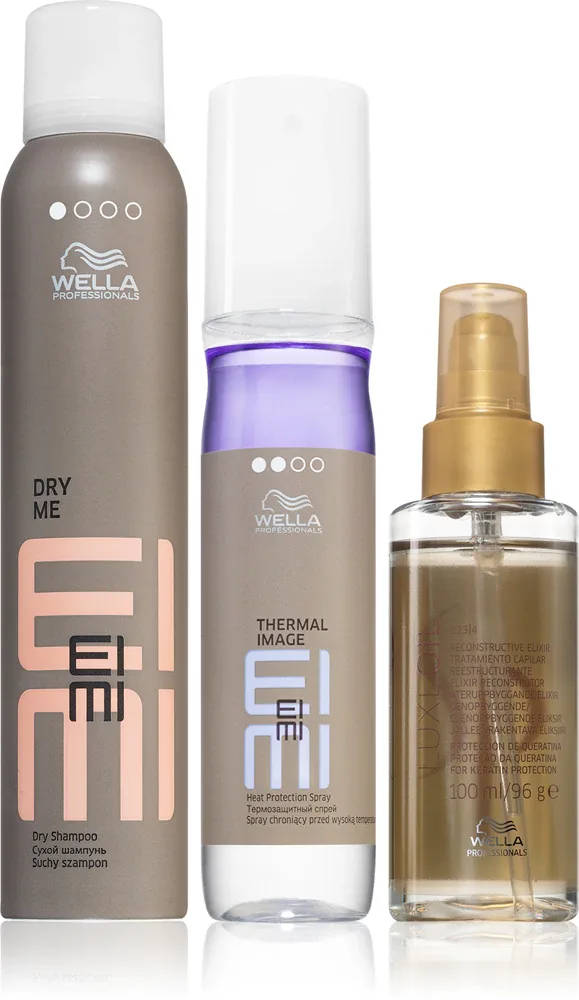 Wella Professionals Eimi Set - Удобная упаковка для идеального вида волос, 3 шт