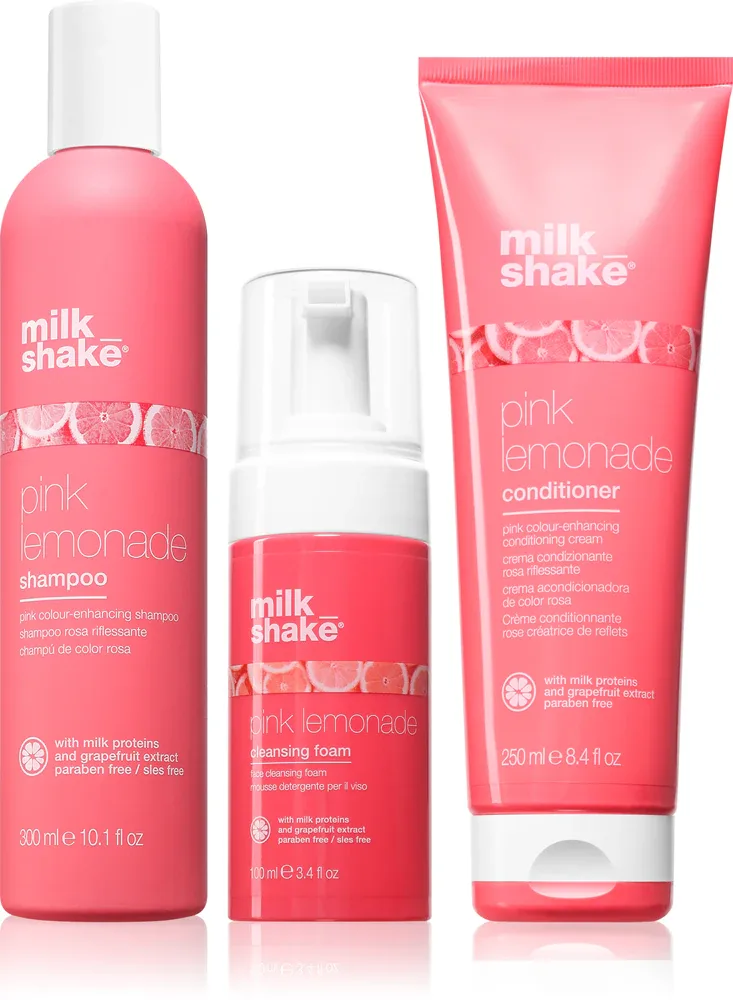 milk_shake Pink Lemonade Set - Набор для волос блонд с балаяжем, 3 шт