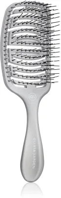 Плоская щётка для волос Olivia Garden ESSENTIAL CARE FLEX Medium Hair Bristles, эргономичная рукоятка, 1 шт