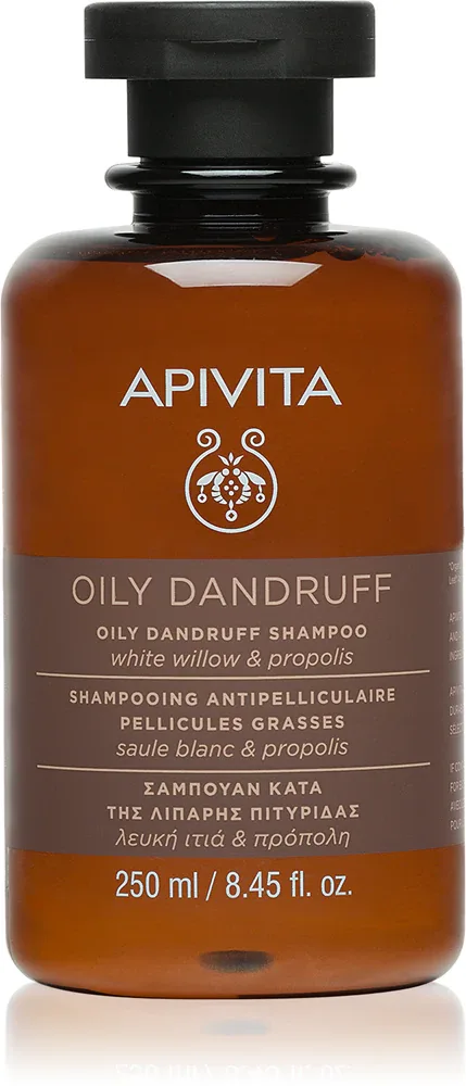 Apivita Dandruff Oily Dandruff Shampoo - Шампунь против перхоти для жирных волос, 250 мл