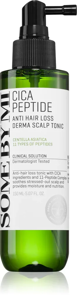 Some By Mi Cica Peptide Derma Scalp Tonic - Тоник увлажняющий и питательный против выпадения волос, 150 мл