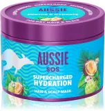 Aussie SOS Supercharged Hydration - Маска для волос, увлажняющая и успокаивающая кожу головы, 500 мл — фото 1