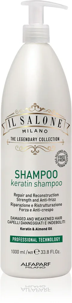 Alfaparf Milano Il Salone Milano Keratin - Восстанавливающий шампунь для поврежденных волос