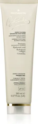 Medavita Blondie Sunset Blonde Enhancing Deep Mask - Интенсивная маска для волос блонд с балаяжем, 150 мл