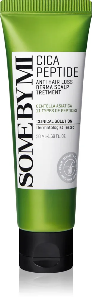 Some By Mi Cica Peptide Derma Scalp Treatment - Маска для волос увлажняющая и успокаивающая против выпадения волос, 50 мл