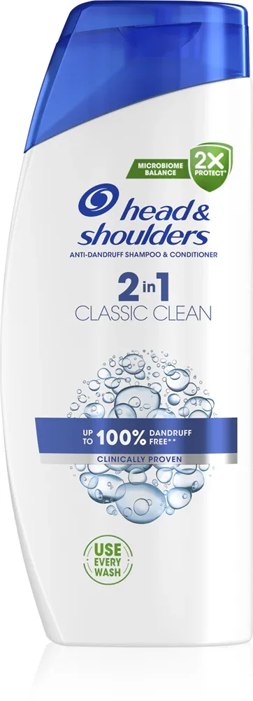 Head & Shoulders Classic Clean 2in1 - Шампунь против перхоти 2 в 1