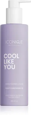 ICONIQUE Professional COOL LIKE YOU Perfect Blonde & Silver Violet - Кондиционер для волос, устраняющий желтые оттенки