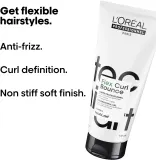 L’Oreal Professionnel Tecni.Art Flex Curl Bounce - Крем для стайлинга для кудрявых волос, 200 мл — фото 2