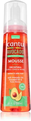 CANTU Avocado Styling Mousse - Сыворотка для стайлинга для кудрявых и волнистых волос, 248 мл