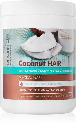 Dr. Sante Coconut - Маска для волос, увлажняющая и придающая блеск сухим и ломким волосам