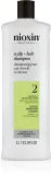 Nioxin System 2 Scalp + Hair Shampoo - Шампунь против выпадения волос, 1000 мл — фото 1