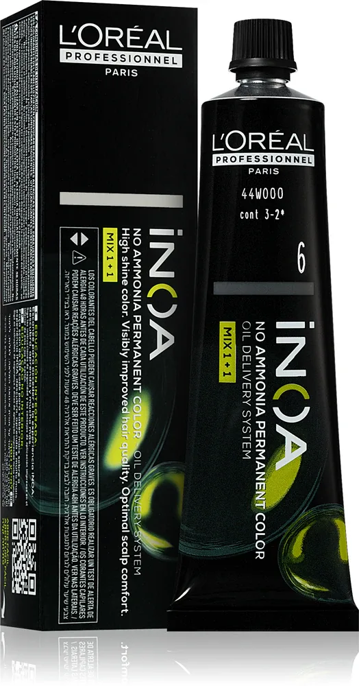 L’Oreal Professionnel Inoa - Постоянная краска для волос без аммиака, 60 мл, оттенок 6 60 мл (LOP14041)