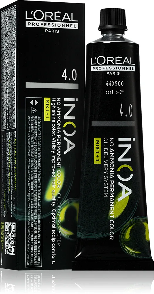 L’Oreal Professionnel Inoa - Постоянная краска для волос без аммиака, 60 мл, оттенок 4.0 60 мл (LOP14232)