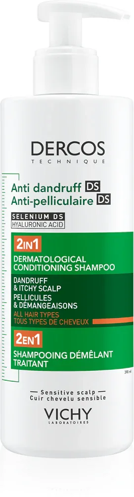 Vichy Dercos Anti-Dandruff - Шампунь с кондиционером 2 в 1 против перхоти