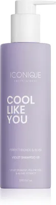 ICONIQUE Professional COOL LIKE YOU Perfect Blonde & Silver Violet - Шампунь, нейтрализующий желтые оттенки
