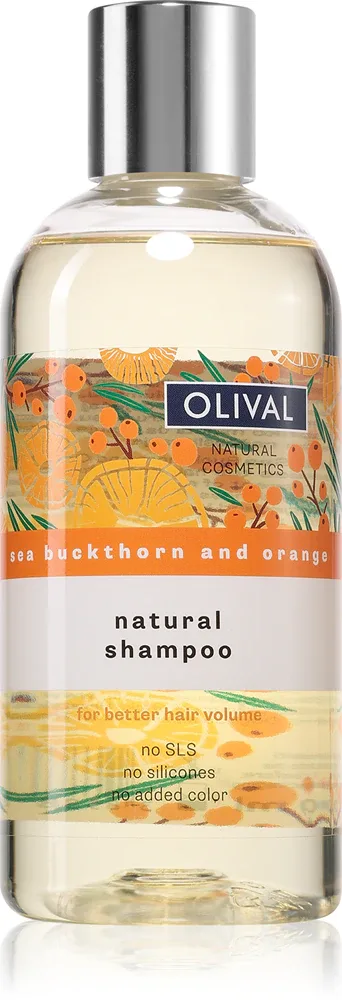 Olival Natural Buckthorn and Orange - Натуральный шампунь для объема и блеска, 250 мл