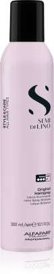 Alfaparf Milano Semi di Lino Style&Care Original Hairspray - Мощный лак для волос для придания блеска для всех типов волос, 300 мл