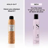 Alfaparf Milano Semi di Lino Style&Care Original Hairspray - Мощный лак для волос для придания блеска для всех типов волос, 300 мл — фото 2