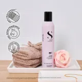 Alfaparf Milano Semi di Lino Style&Care Original Hairspray - Мощный лак для волос для придания блеска для всех типов волос, 300 мл — фото 5