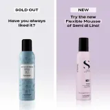Alfaparf Milano Semi di Lino Style&Care Flexible Mousse - Пена для волос для естественной фиксации и блеска волос с фильтром UV, 250 мл — фото 2