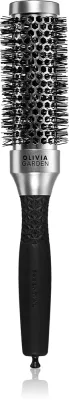 Термостойкая круглая щётка-браш Olivia Garden Blowout Classic Silver, алюминиевый корпус, антистатик, 1 шт