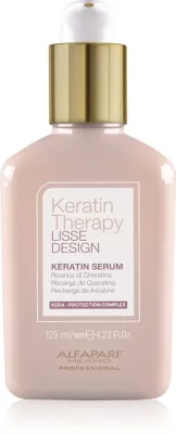 Alfaparf Milano Keratin Therapy Lisse Design - Сыворотка для волос, увлажняющая и придающая блеск и мягкость, 125 мл