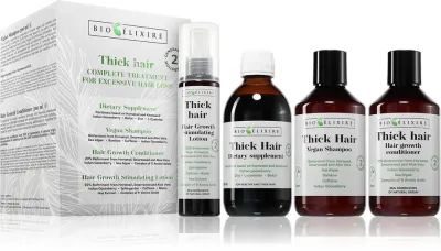 Bioelixire Thick Hair - Набор косметики для волос для женщин