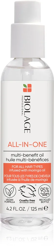 Biolage All In One Oil - Многофункциональное масло для придания блеска и смягчения волос, 125 мл