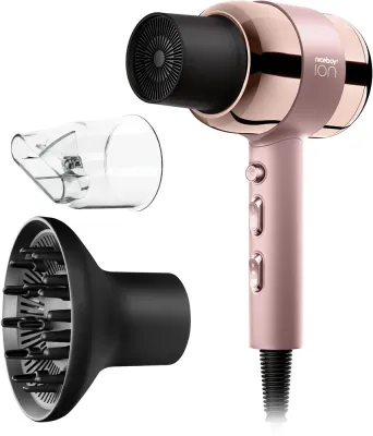 Фен для волос Niceboy Airsonic PRO Pink, бережная сушка, с регулировкой температуры и скорости, 1 шт różowa