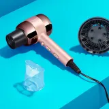 Фен для волос Niceboy Airsonic PRO Pink, бережная сушка, с регулировкой температуры и скорости, 1 шт różowa — фото 4