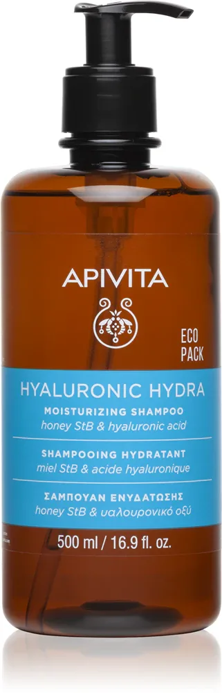 Apivita Hyaluronic Hydra Moisturizing Shampoo - Увлажняющий шампунь