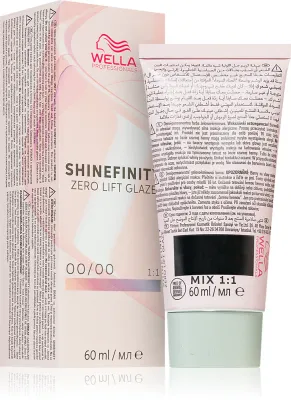 Wella Professionals Shinefinity Zero Lift Glaze - Деми-перманентная краска для волос, 60 мл