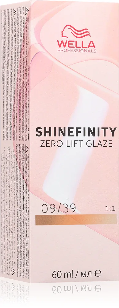 Wella Professionals Shinefinity Zero Lift Glaze - Деми-перманентная краска для волос, 60 мл, оттенок 09/39