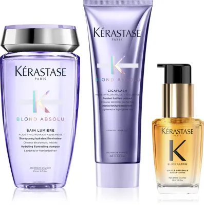 Kerastase Blond Absolu + Elixir Ultime - Удобная упаковка для блонд волос