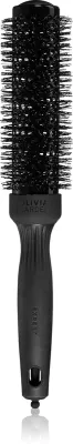 Круглая щётка-браш Olivia Garden Black Label Speed Wavy Bristles, антистатик, выдвижной штифт, 1 шт