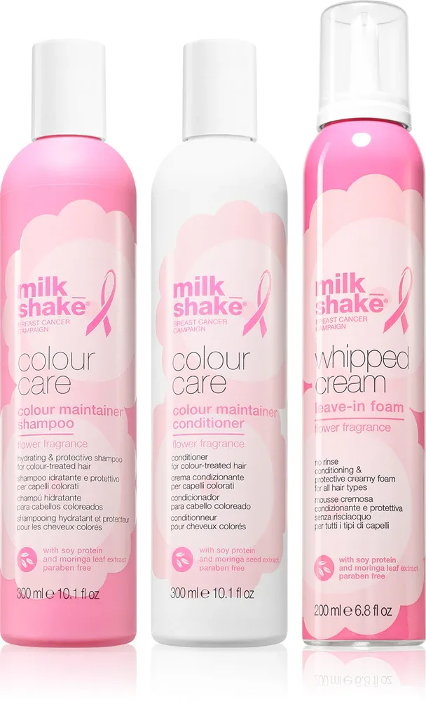 milk_shake Colour Care Flower Fragrance Go Pink Threepack - набор для окрашенных волос, 3 шт
