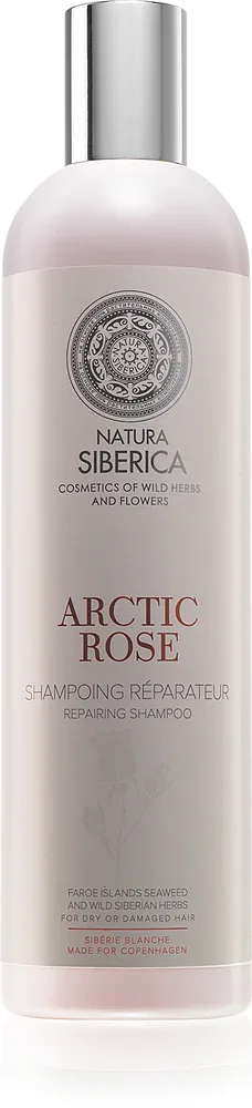 Natura Siberica Copenhagen Arctic Rose - Регенерирующий шампунь для сухих и поврежденных волос, 400 мл