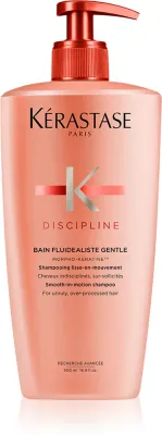 Kerastase Discipline Bain Fluidealiste Gentle - Гладкий шампунь для волос, которые трудно укладывать, 500 мл