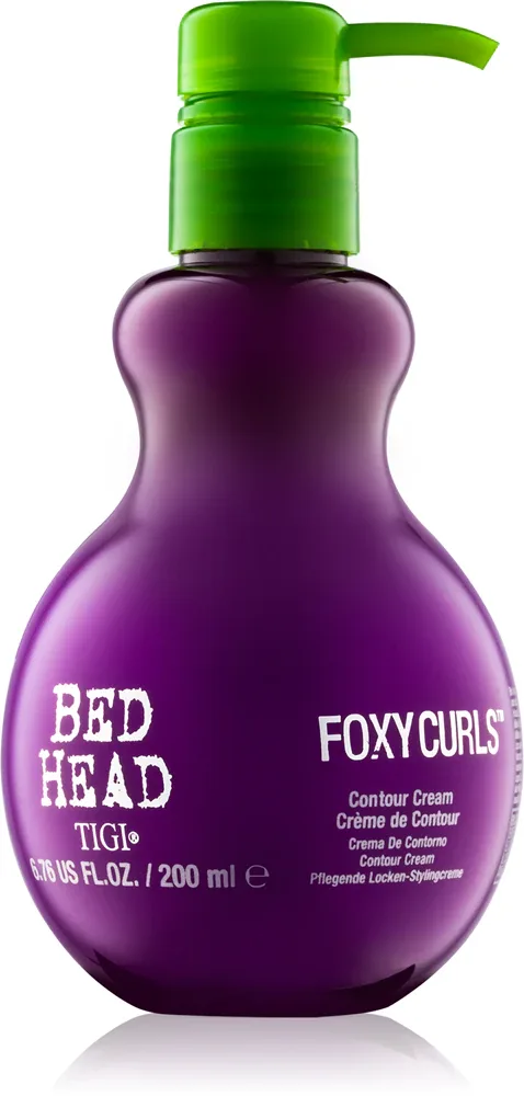 TIGI Foxy Curls Contour Cream - Укрепляющий и ухаживающий крем для подчеркивания волн, 200 мл