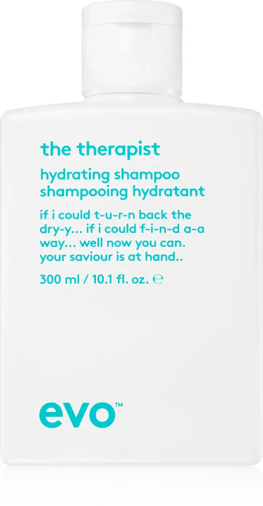 EVO Hydrate The Therapist - Увлажняющий шампунь для сухих, поврежденных волос, 300 мл