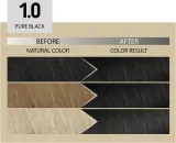 Alfaparf Milano Il Salone Milano Plex Rebuilder - стойкая краска для волос, 1 шт, оттенок 1,0 - Pure Black — фото 3