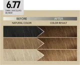 Alfaparf Milano Il Salone Milano Plex Rebuilder - стойкая краска для волос, 1 шт, оттенок 6.77 - Dark Chocolate Blonde — фото 3