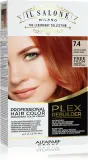 Alfaparf Milano Il Salone Milano Plex Rebuilder - стойкая краска для волос, 1 шт, оттенок 7.4 - Copper Blonde — фото 1