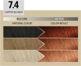Alfaparf Milano Il Salone Milano Plex Rebuilder - стойкая краска для волос, 1 шт, оттенок 7.4 - Copper Blonde — фото 3