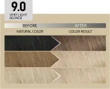 Alfaparf Milano Il Salone Milano Plex Rebuilder - стойкая краска для волос, 1 шт, оттенок 9.0 - Very Light Blonde — фото 3
