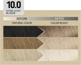 Alfaparf Milano Il Salone Milano Plex Rebuilder - стойкая краска для волос, 1 шт, оттенок 10.0 - Extra Light Blonde — фото 3